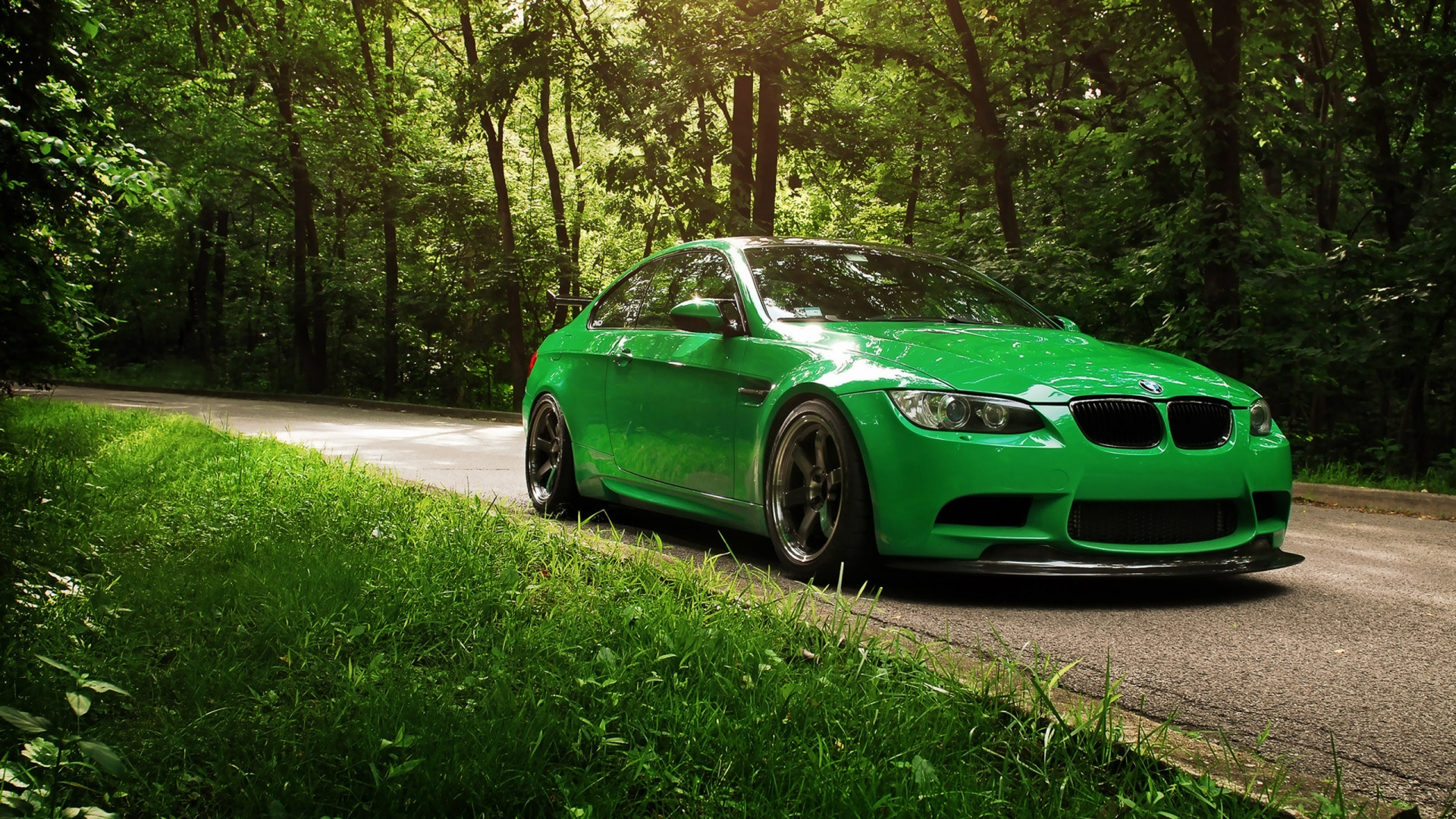 Green BMW
