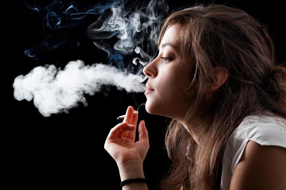 smoking affect women's beauty